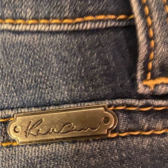 Kancan frayed hem distressed skinny stretch denim jeans size 9/28 - Picture 7 of 15